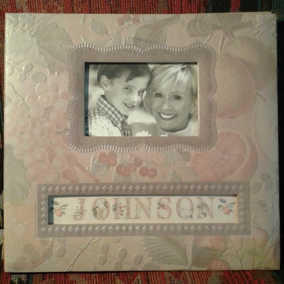 Photo Album / Scrapbook Kit with Fruit Pattern - Picture 1 of 3